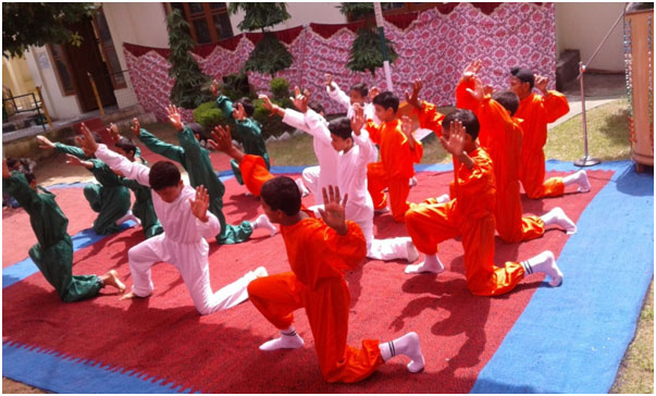 Inmates performing a cultural programme on Independence day.